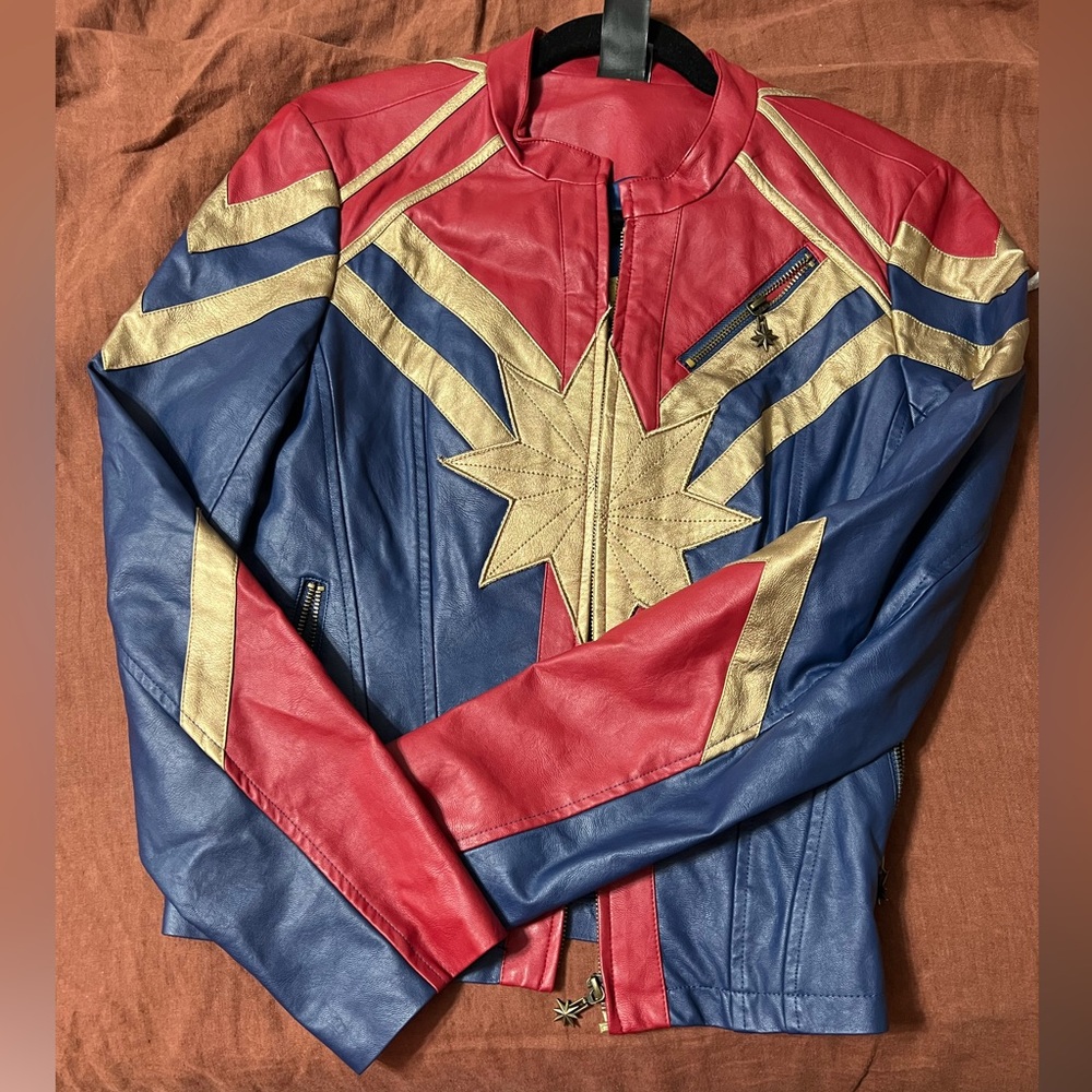 Captain Marvel Pleather Jacket